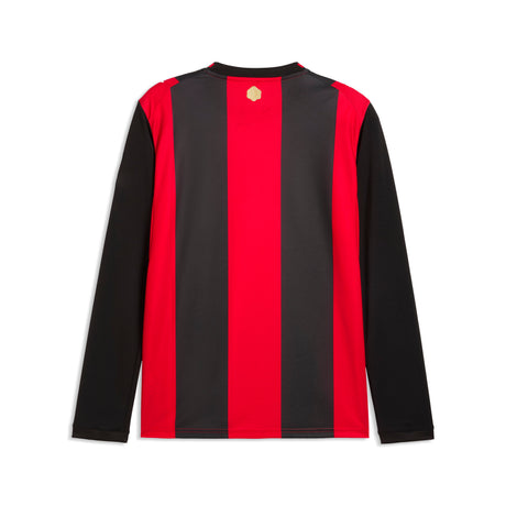 Camiseta de Fútbol Hombre PUMA AC Milan Local Manga Larga 2026 - Negro/Rojo