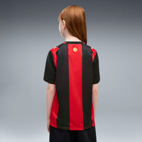 Camiseta de Fútbol PUMA AC Milan Local para Jóvenes 2026 - Negro/Rojo