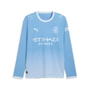 PUMA Manchester City Home Long Sleeve Men's Soccer Jersey 2026 - Light Blue/Icy Blue