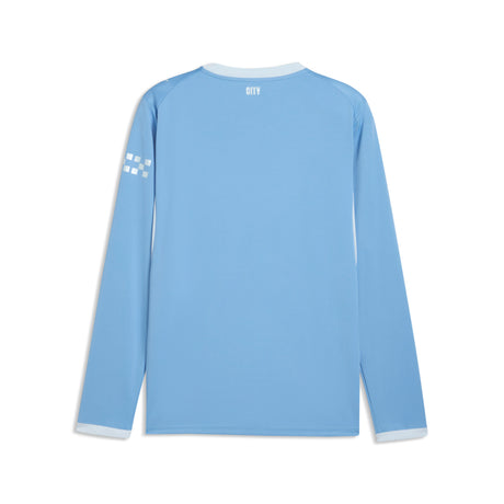 PUMA Manchester City Home Long Sleeve Men's Soccer Jersey 2026 - Light Blue/Icy Blue