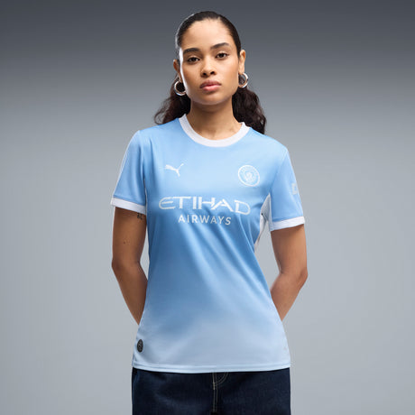 PUMA Manchester City Home Camiseta de fútbol para mujer 2026 - Azul claro/Azul hielo