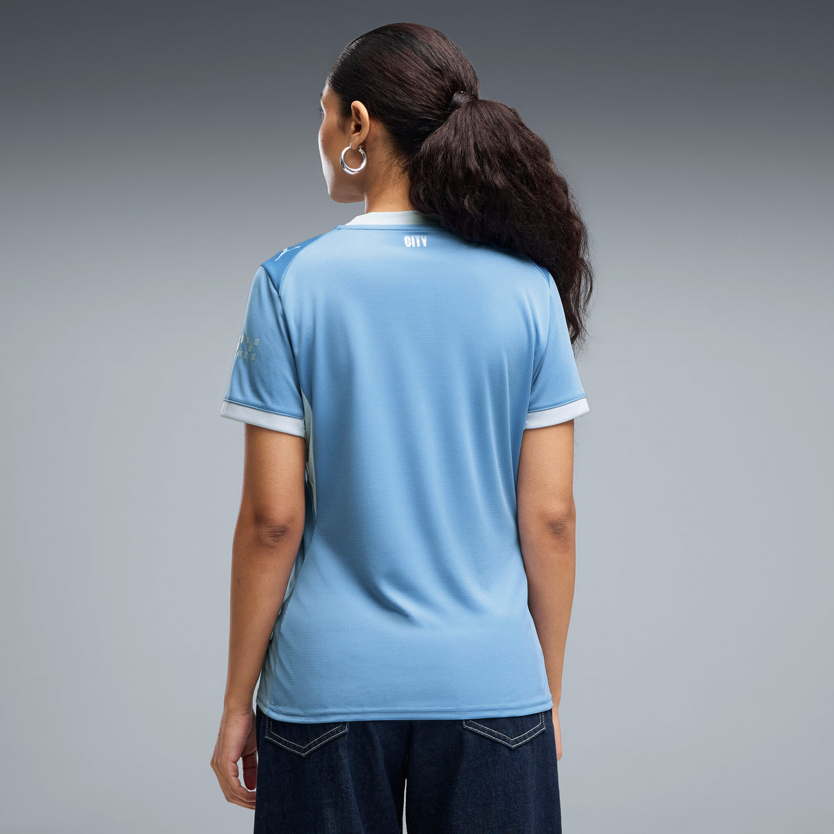 PUMA Manchester City Home Women's Soccer Jersey 2026 - Light Blue/Icy Blue