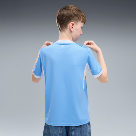 PUMA Manchester City Camiseta de fútbol juvenil de local 2026 - Azul claro/Azul hielo