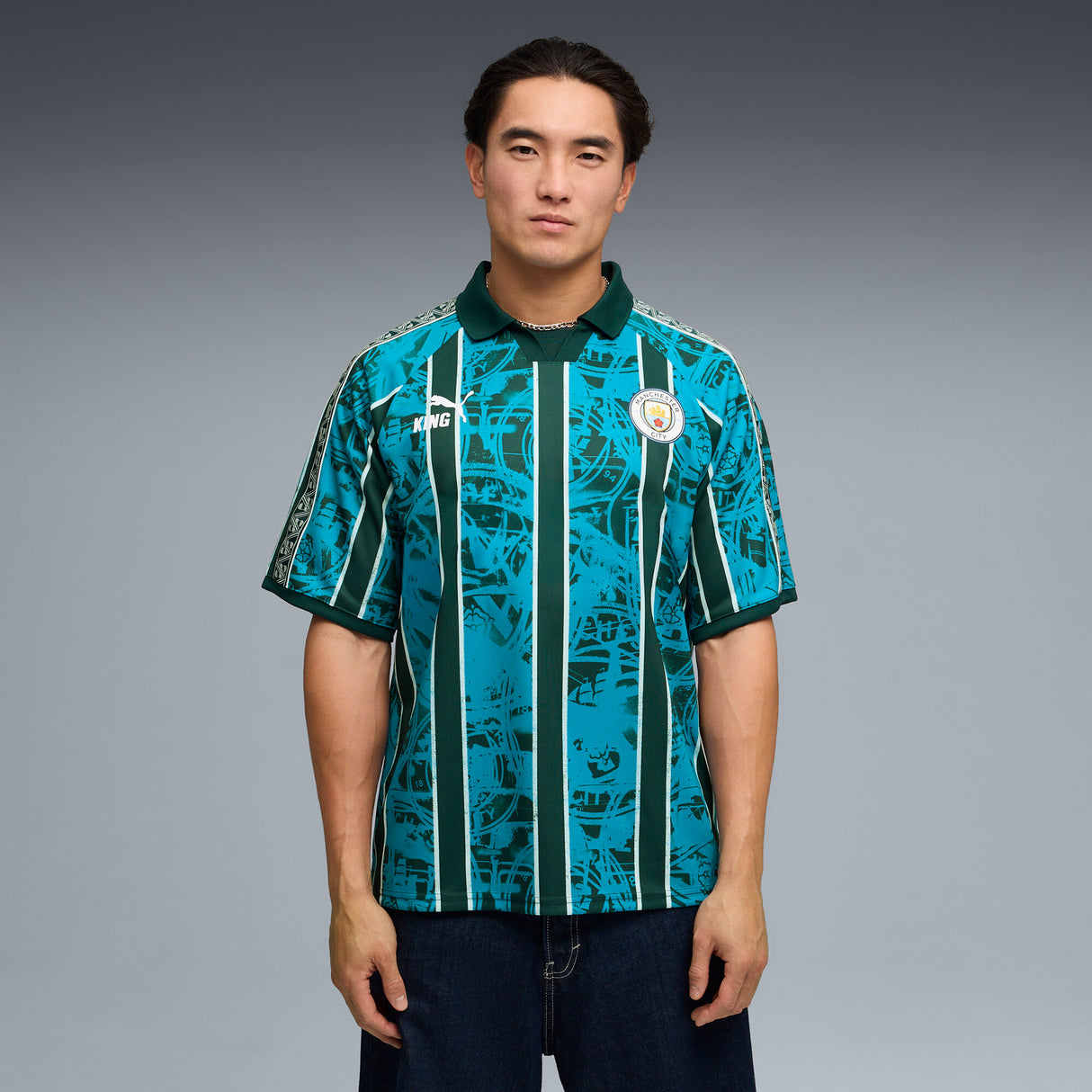 PUMA Manchester City King Retro Men's Soccer Jersey 2026 - Blue/Navy