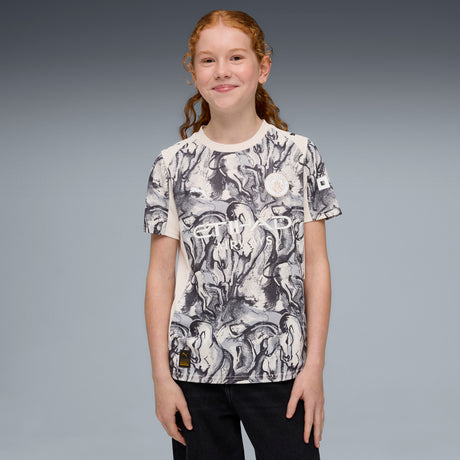 PUMA Manchester City Year Of The Horse Youth Soccer Jersey 2026 - Alpine Snow/Dark Gray