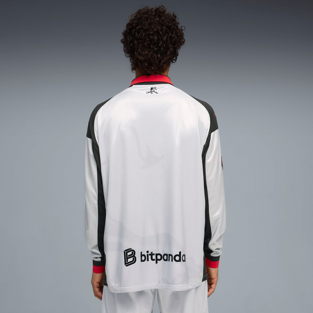 PUMA AC Milan x Slam Jam Limited Edition Long Sleeve Men's Soccer Jersey 26/27 - Silver