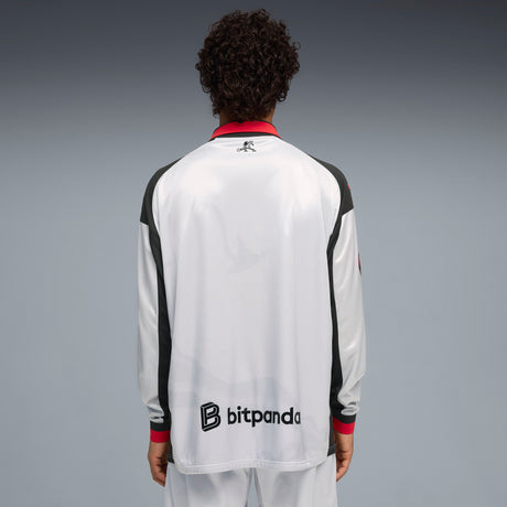 PUMA AC Milan x Slam Jam Limited Edition Long Sleeve Men's Soccer Jersey 26/27 - Silver