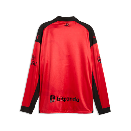 PUMA AC Milan x Slam Jam Limited Edition Long Sleeve Men's Soccer Jersey 26/27 -Red
