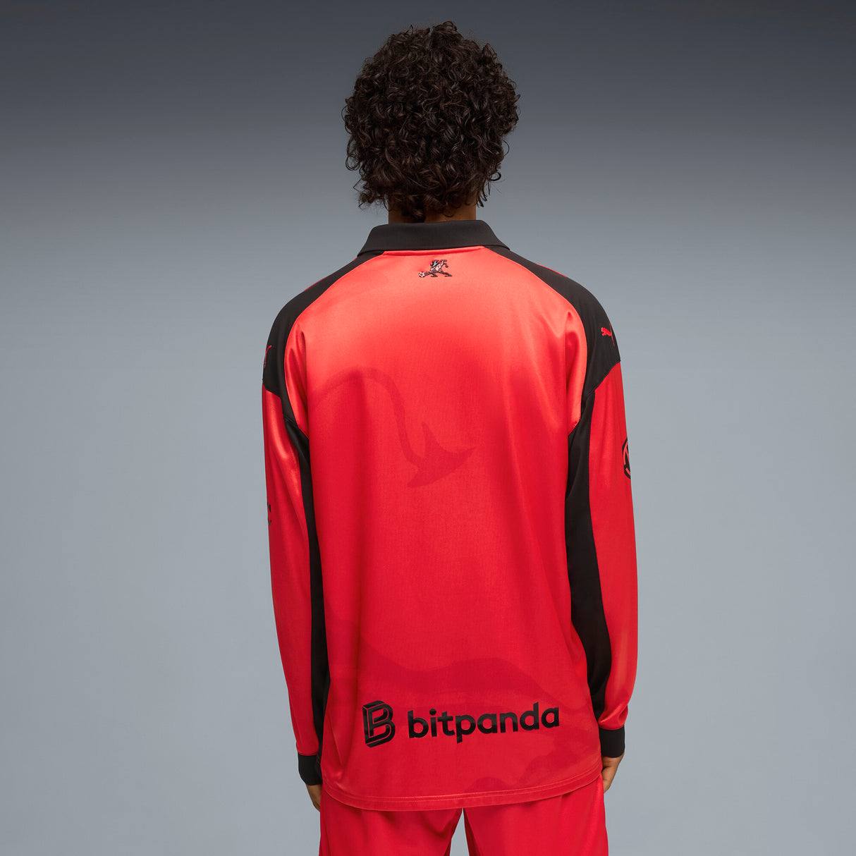 PUMA AC Milan x Slam Jam Limited Edition Long Sleeve Men's Soccer Jersey 26/27 -Red