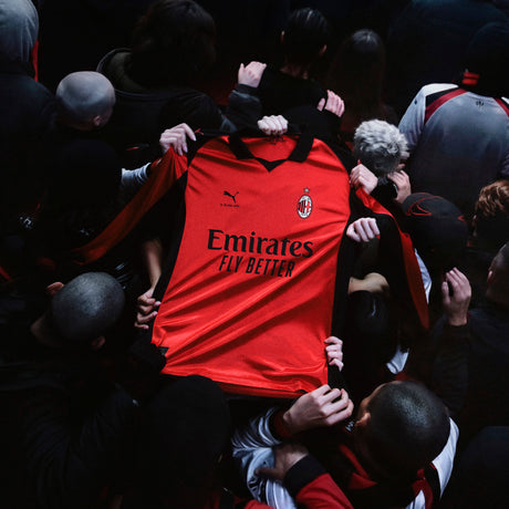 PUMA AC Milan x Slam Jam Limited Edition Long Sleeve Men's Soccer Jersey 26/27 -Red