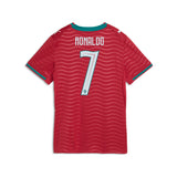 PUMA Portugal Home Cristiano Ronaldo CR7 Women's Soccer Jersey 2026 - Red/Green