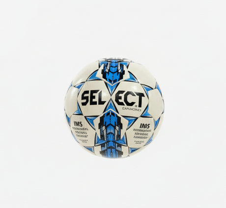 Select Diamond Soccer Ball - White/Blue