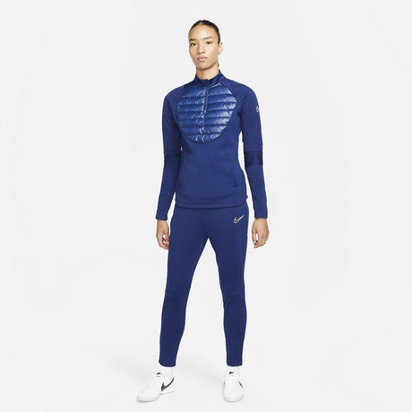 Nike Therma-FIT Academy Winter Warrior Women's Knit Soccer Pants - Blue Void/Volt