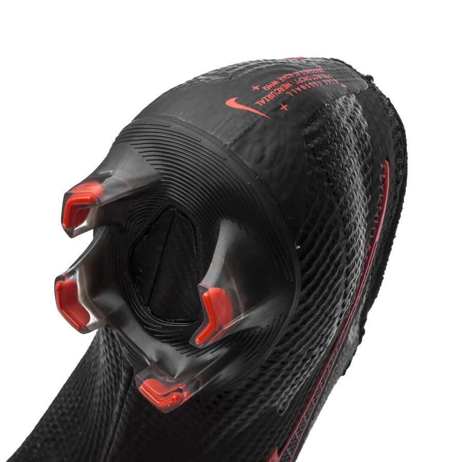 Nike Mercurial Vapor 13 Elite FG Firm Ground Men's Soccer Cleats - Black/Chile Red/Dark Smoke Grey/Chile Red