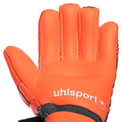 Uhlsport Aerored Absolutgrip Goalkeeper Gloves Dark Grey/Fluo Red/White