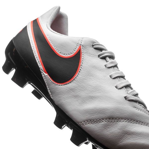 Nike JR Tiempo Legend IV FG Firm Ground Football Boots Pure Platinum/Silver