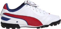 PUMA Esito Finale TT Turf Football Boots White/Red/Royal