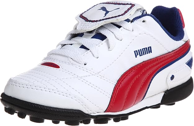 PUMA Esito Finale TT Turf Football Boots White/Red/Royal