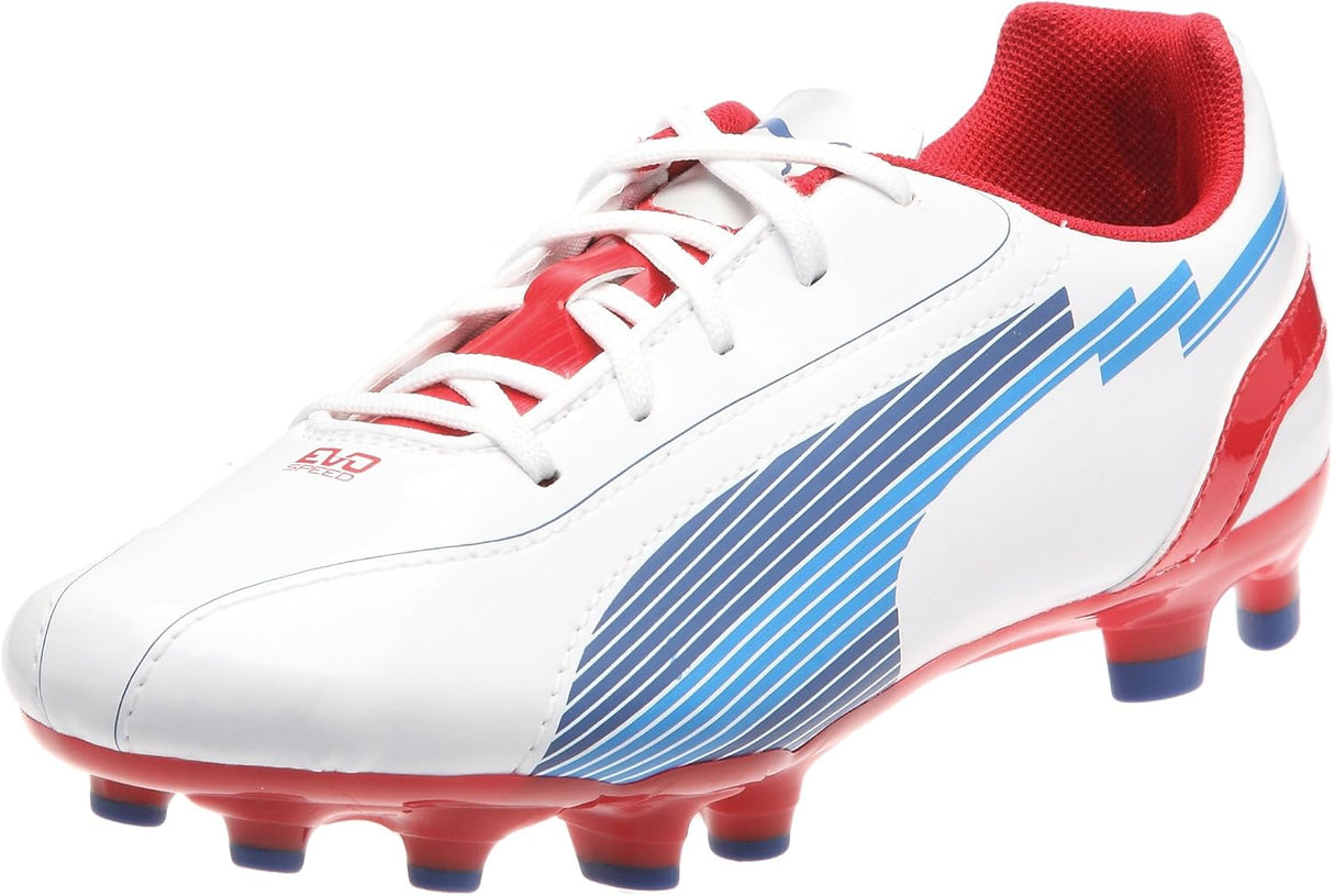Puma evoSPEED 5 FG Jr Blanco-Royal