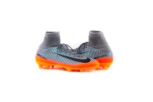 Nike Mercurial Superfly FG Youth Soccer Cleats - Grey/Orange
