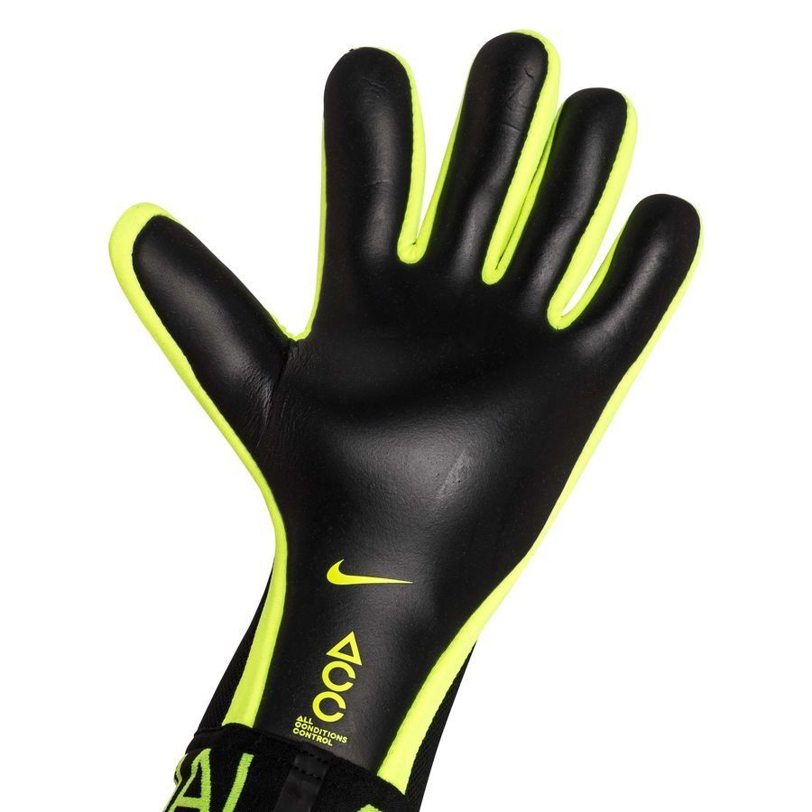 Nike Mercurial Touch Elite Goalkeeper Gloves Black/Volt