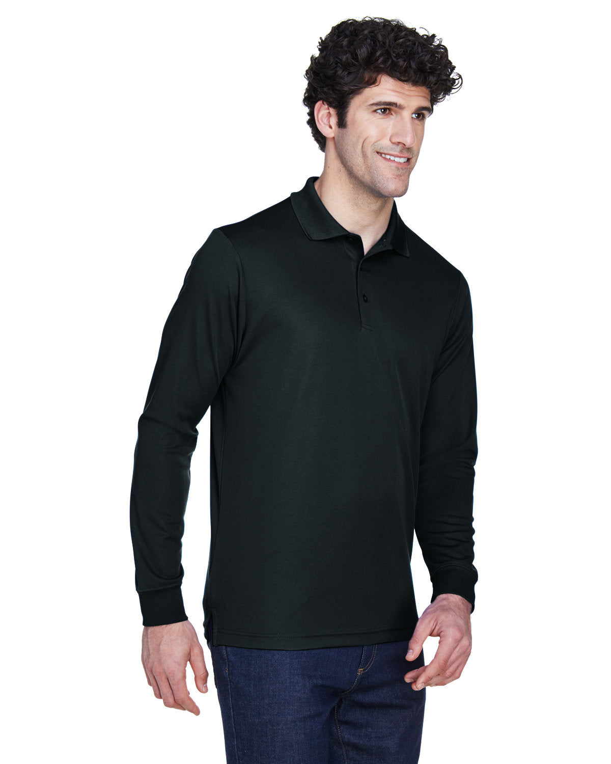 CORE365 Men's Pinnacle Performance Long-Sleeve Piqué Polo