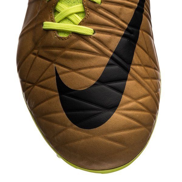 Botas de fútbol Nike Hypervenom Phantom II LT FG de terreno firme - Lona/Negro/Volt