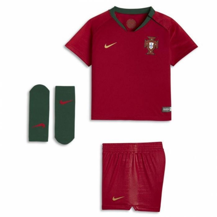 Minikit local de Portugal de Nike en rojo