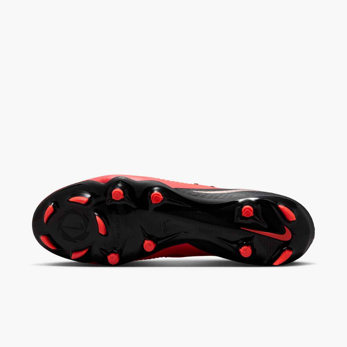 Nike Phantom 6 High Academy Multi-Ground Men's Soccer Cleats - Bright Crimson/Blur/Black