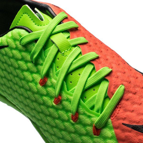 Nike Kids' Jr. Hypervenom Phade III (FG) Firm-Ground Football Boot Electric Green/Black