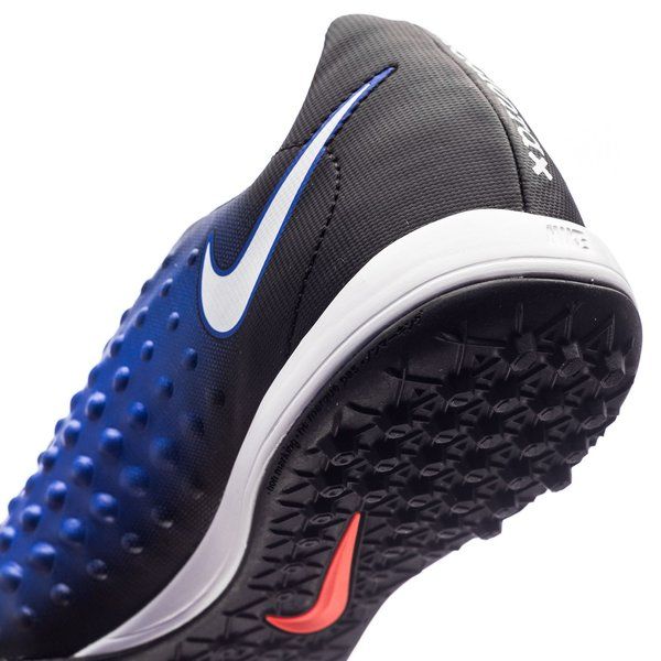 Nike Jr Magista Opus II TF Turf Youth Soccer Cleats - Black/White/Blue