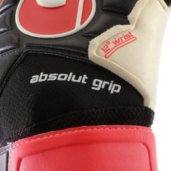 Uhlsport Eliminator Absolutgrip Goalkeeper Gloves Black/Red/White