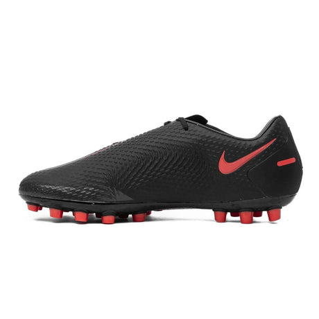 Nike Phantom GT Academy AG Artificial Grass Soccer Cleats - Black/Chile Red/Dark Smoke Grey