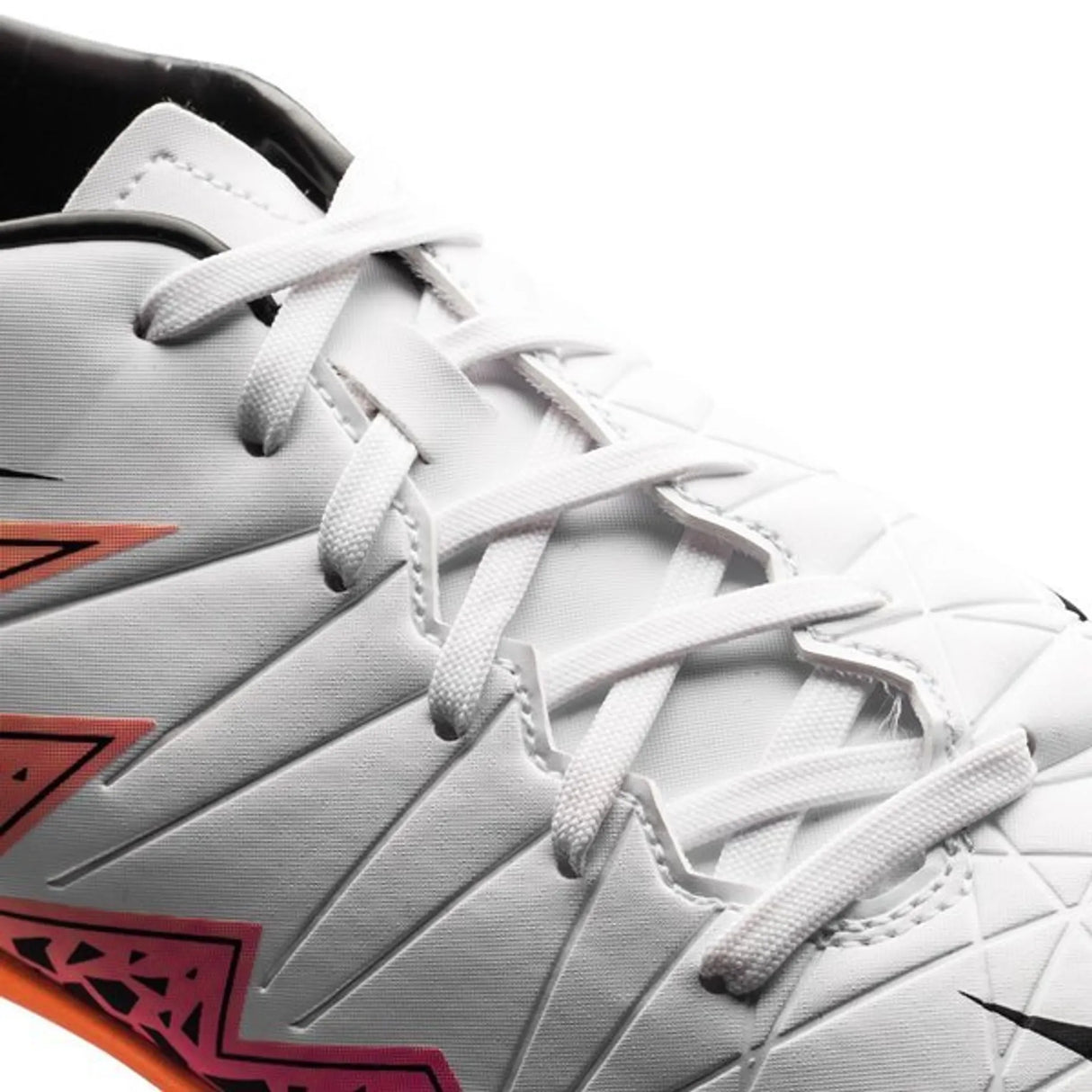 Nike HyperVenom Phelon II IC Indoor Soccer Shoes - White/Black/Total Orange