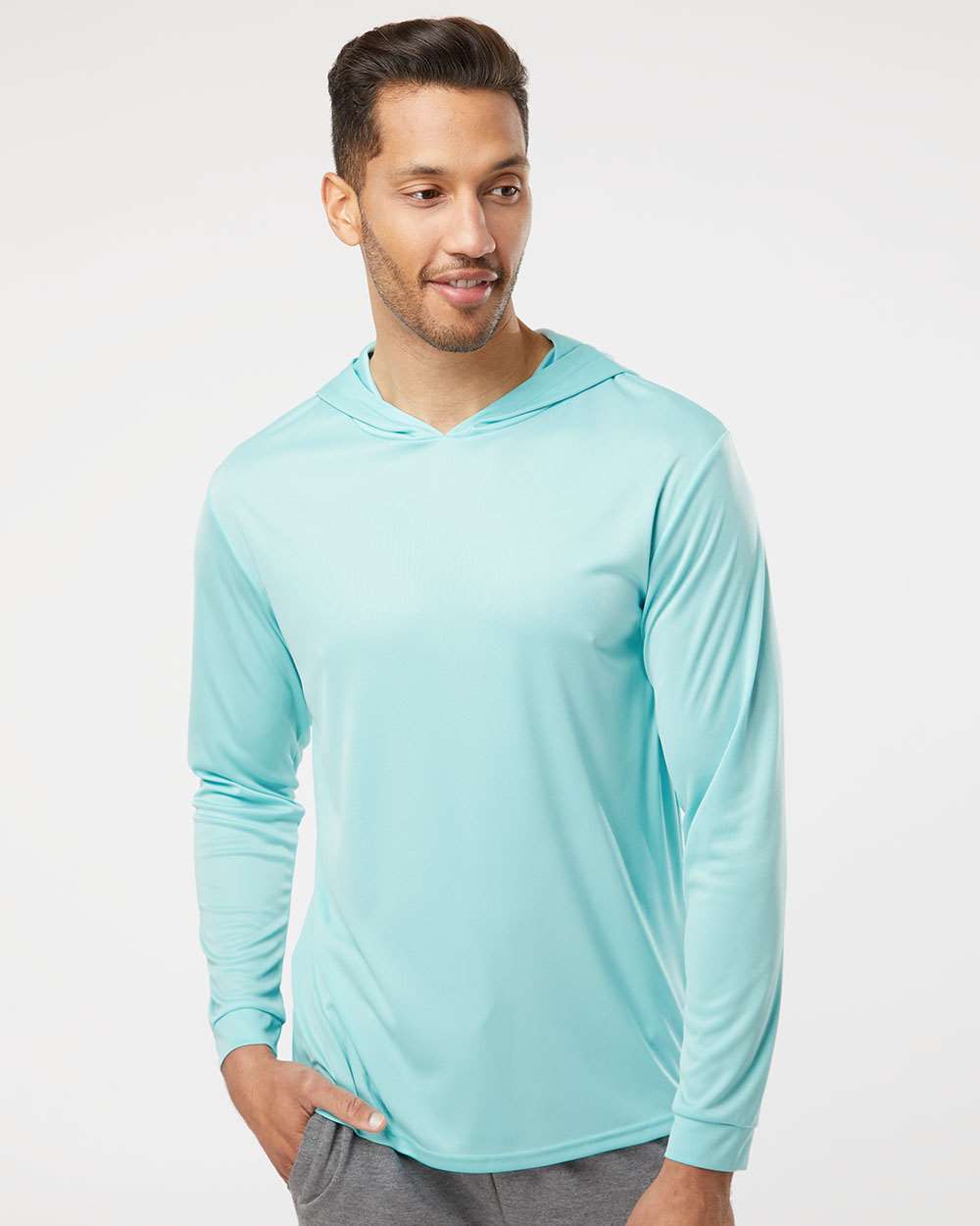Paragon Unisex Bahama Performance Hooded Long Sleeve T-Shirt - 220