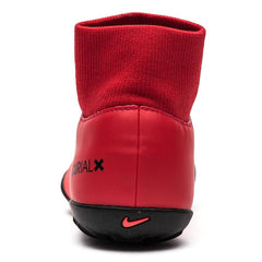 Nike Kids' Nike MercurialX Victory VI CR7 Dynamic Fit (TF) Artificial-Turf Football Boot Red/Black/Crimson