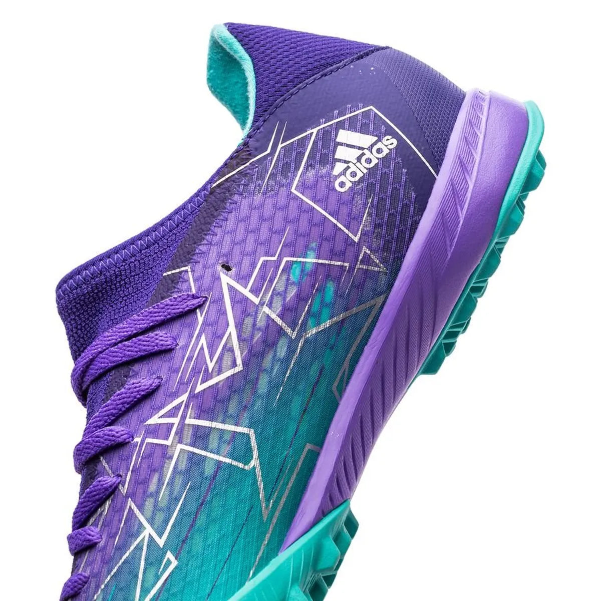 adidas X Speedflow .3 TF Morado intenso/Plata metalizado/Menta intensa