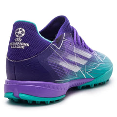 adidas X Speedflow .3 TF Morado intenso/Plata metalizado/Menta intensa
