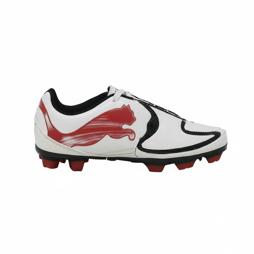 PUMA V5.10 II I FG Jr Blanco-Rojo