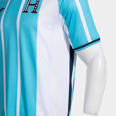 Joma Honduras Away Men's Soccer Jersey 26 - Sky Blue/White