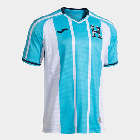 Joma Honduras Away Men's Soccer Jersey 26 - Sky Blue/White