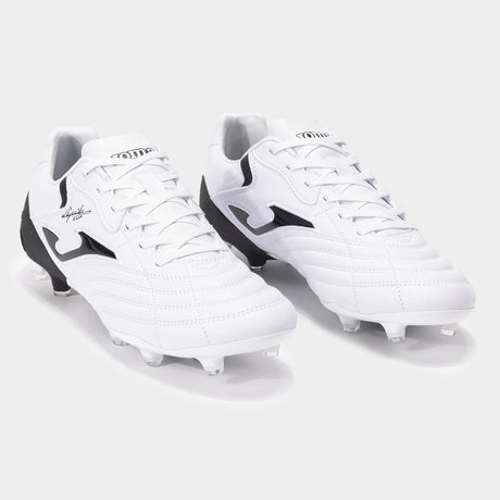 Joma Aguila Cup 2402 FG Firm Ground Soccer Cleats - White/Black
