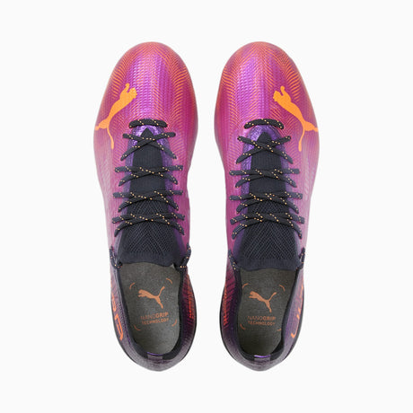 PUMA Ultra 1.4 FG/AG Men's Soccer Cleats - Fuchsia/Neon Citrus/Parisian