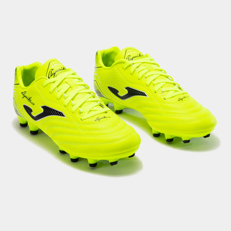 AGUILA 2309 LEMON FLUOR FIRM GROUND Botas de fútbol Aguila 23 para terreno firme FG amarillo fluorescente