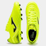 AGUILA 2309 LEMON FLUOR FIRM GROUND Botas de fútbol Aguila 23 para terreno firme FG amarillo fluorescente