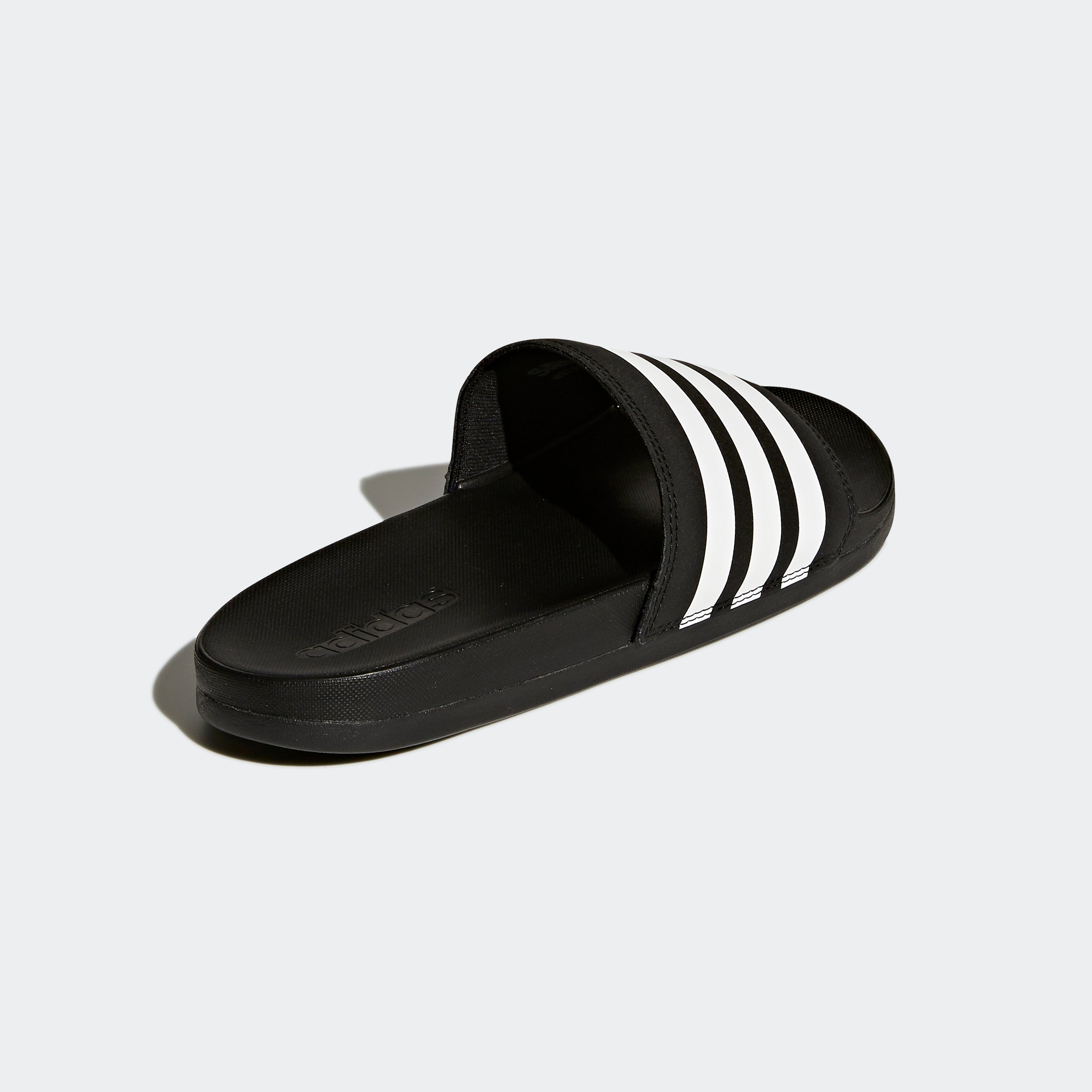 adidas Women's Adilette Comfort Slides Black/White