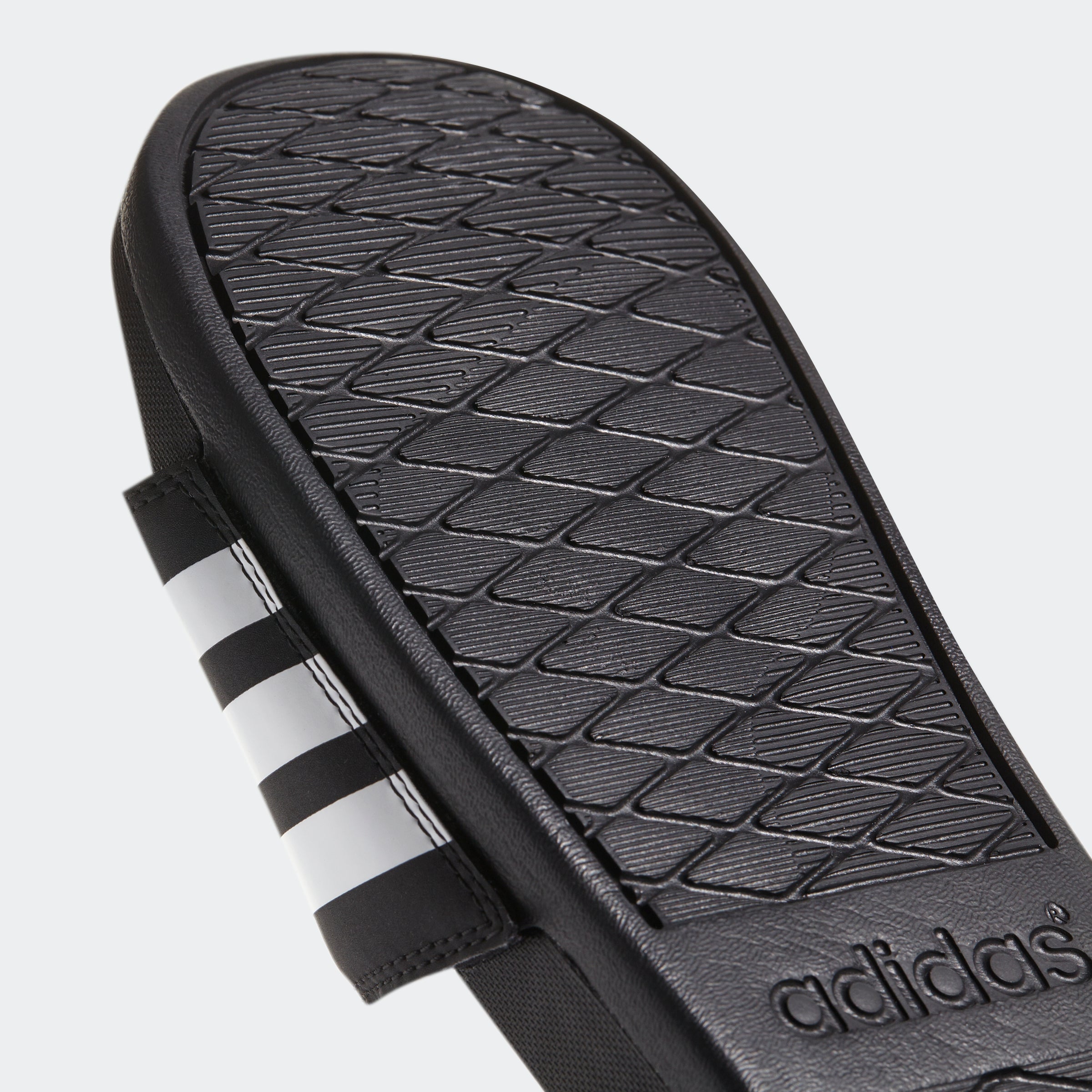 adidas Women's Adilette Comfort Slides Black/White