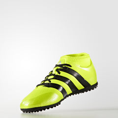 adidas ACE 16.3 Primemesh TF Youth Turf Soccer Cleats Solar Yellow/Black/Silver Metallic