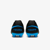 Nike Tiempo Legend 8 FG Youth Soccer Cleats - Black/Blue