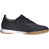 adidas X Ghosted 3 IN Men's Soccer Shoes - Core Black/Grey